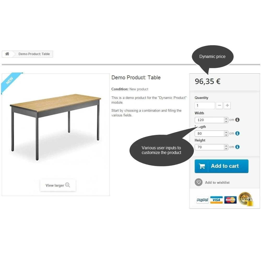 ماژول Dynamic Product Fields 3.21.0 - محصول با قیمت متغیر در پرستاشاپ