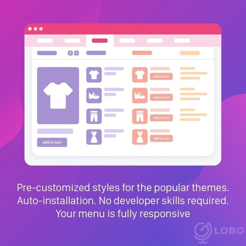 ماژول Mega Menu Builder 2.0.1-مگامنو و منوی های چندستونه پرستاشاپ