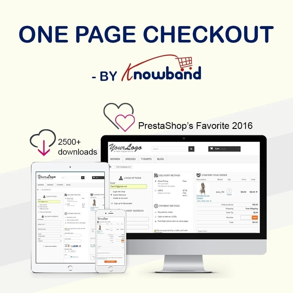 ماژول One Page Supercheckout 8.0.6-پرداخت تک مرحله ای پرستاشاپ