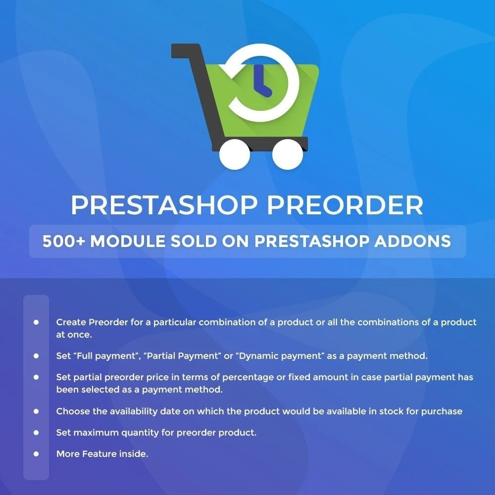 ماژول Pre-order - Book in Advance | Sell Out of Stock Product 5.0.1 - ماژول پیش سفارش محصولات ناموجود در پرستاشاپ