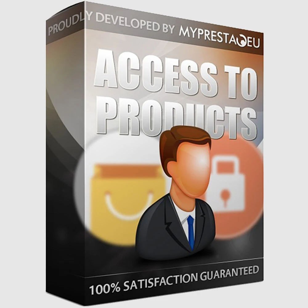 ماژول Prestashop Access to Products 1.8.1 - کنترل دسترسی به محصولات در پرستاشاپ