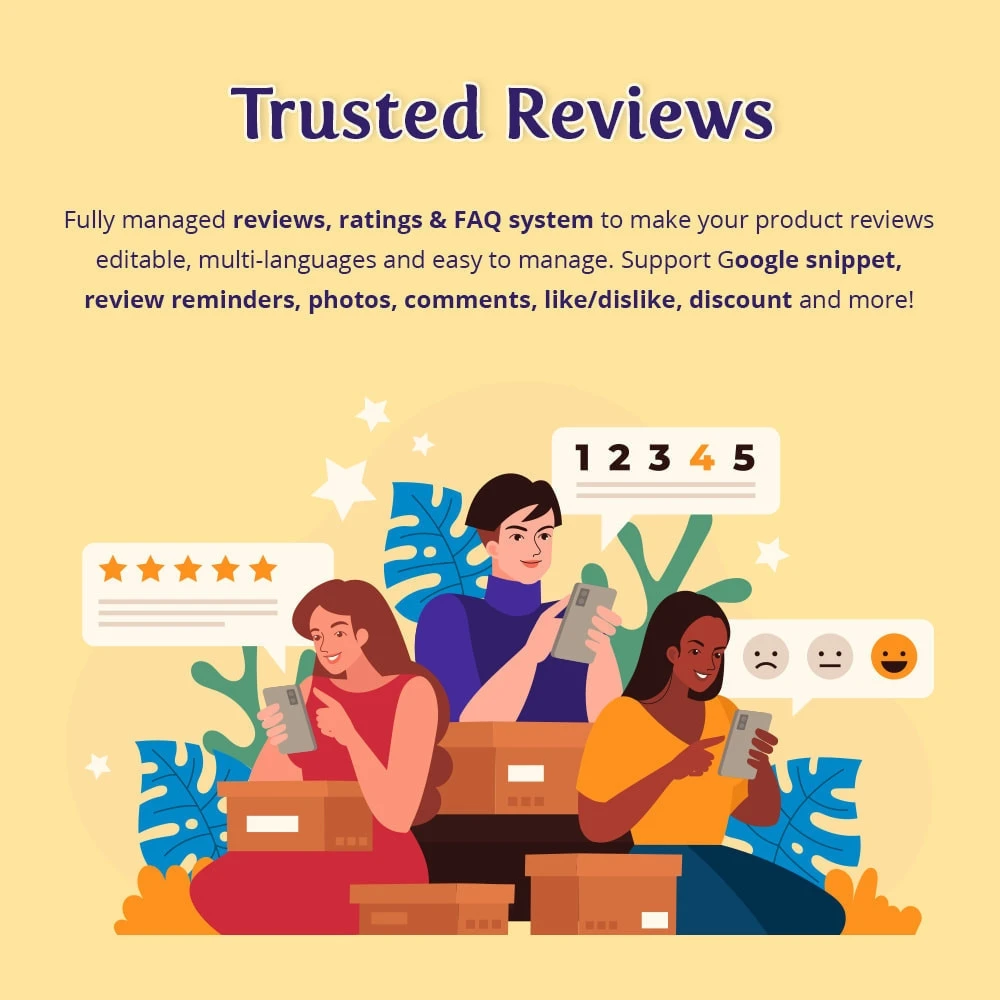 ماژول Product Reviews: Ratings, Google Snippets, Q&A 2.6.5 - پیشرفته ترین و قدرتمندترین ماژول نقد و بررسی و پرسش و پاسخ پرستاشاپ