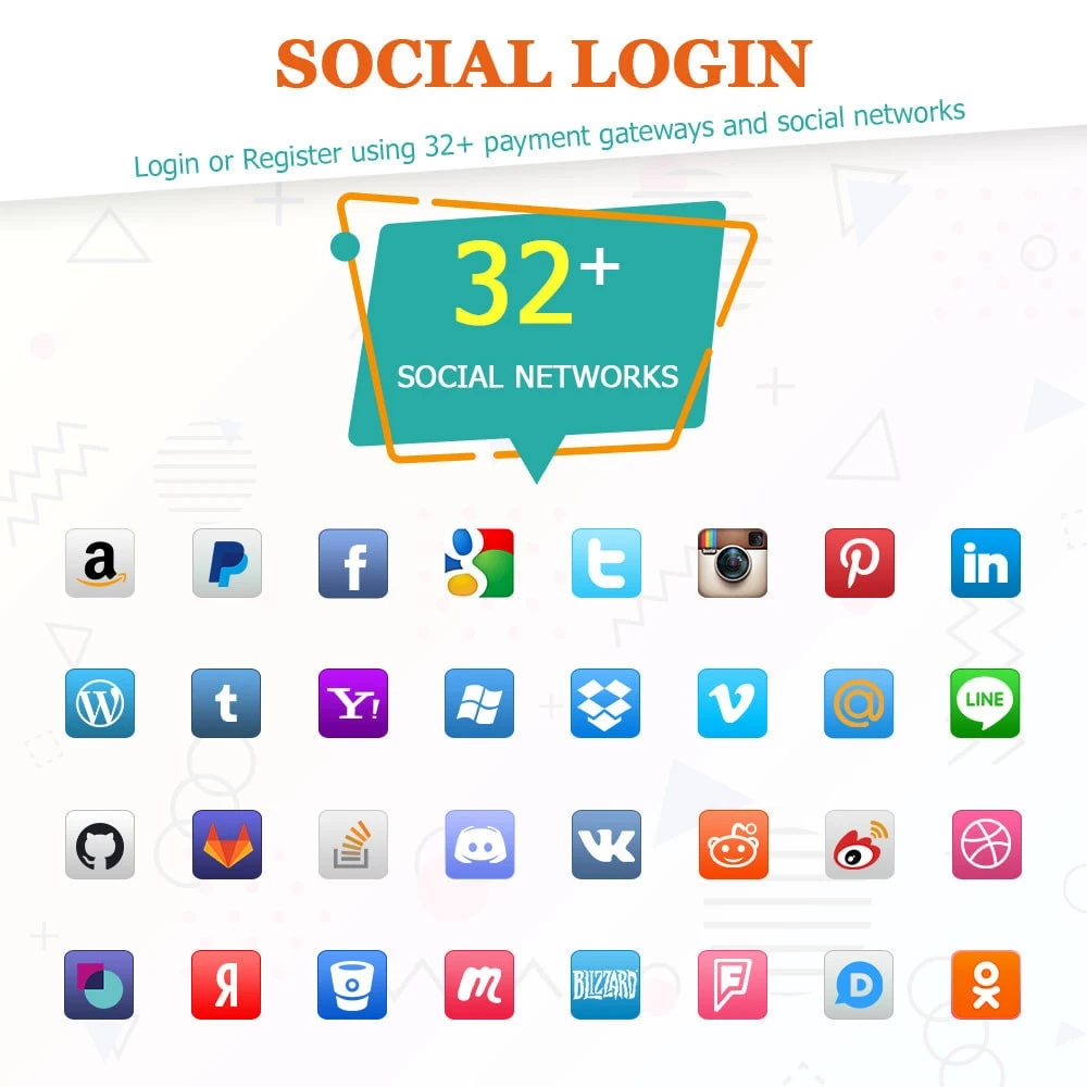 ماژول SOCIAL LOGIN 2.5.6-ورود به سایت با شبکه های اجتماعی در پرستاشاپ