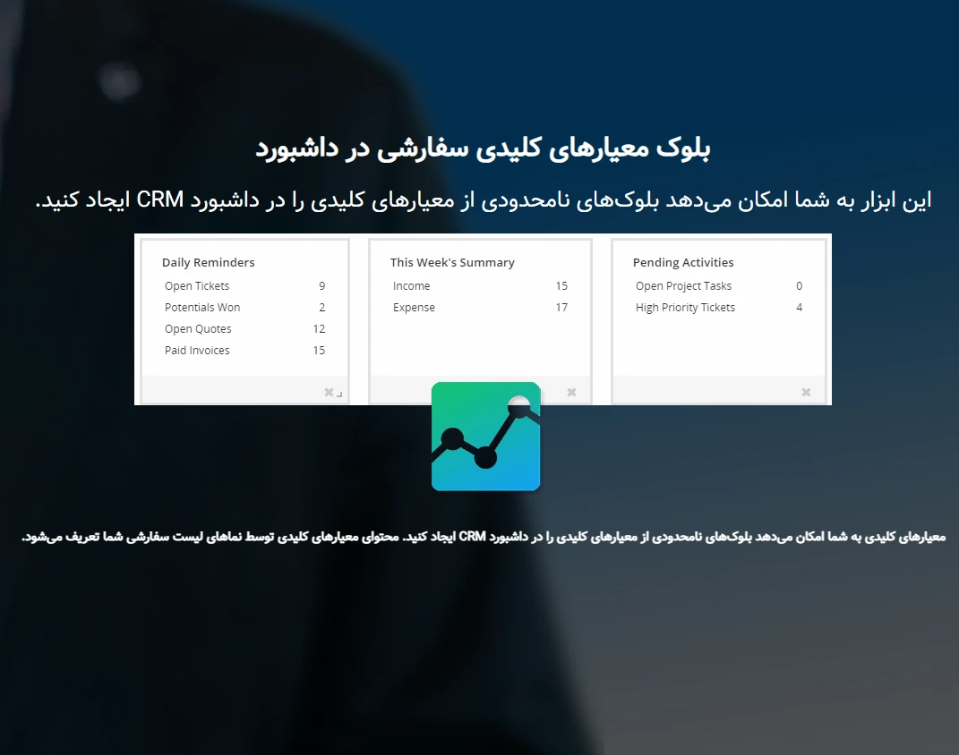 ماژول شاخص‌های کلیدی سفارشی (Custom Key Metrics) ویتایگر