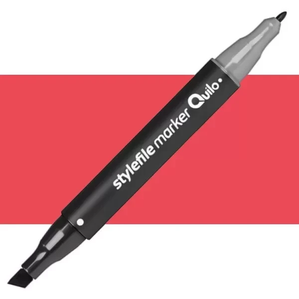 ماژیک راندو دو سر کوییلو مدل Stylefile کد 362 (رنگ Carmine)