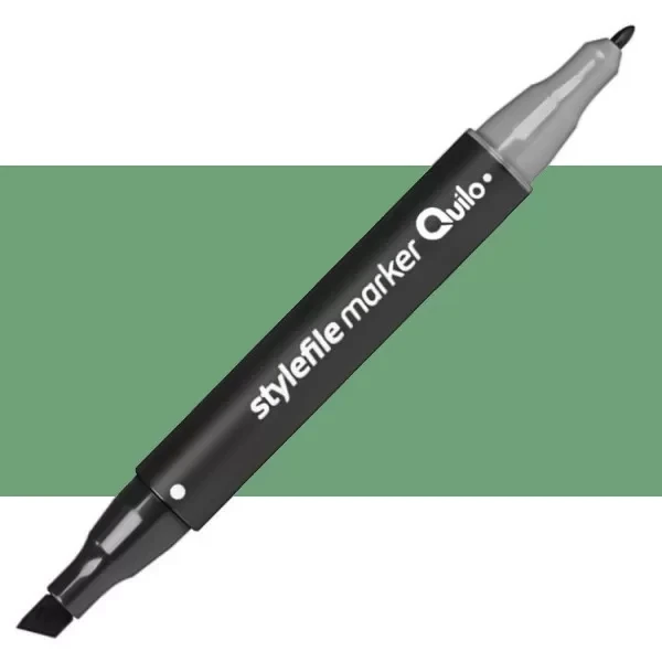 ماژیک راندو دو سر کوییلو مدل Stylefile کد 632 (رنگ Deep Olive Green)