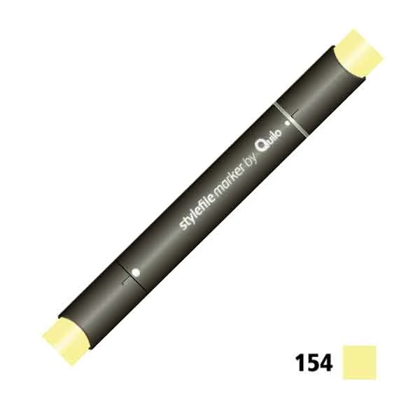 ماژیک راندو دوسر کوییلو کد 154 مدل Stylefile (رنگ canaria yellow)