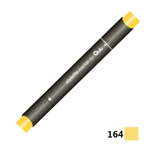 ماژیک راندو دوسر کوییلو کد 164 مدل Stylefile (رنگ lemon yellow)