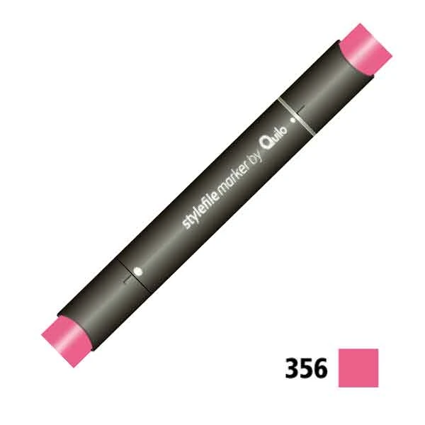 ماژیک راندو دوسر کوییلو کد 356 مدل Stylefile (رنگ cherry pink)