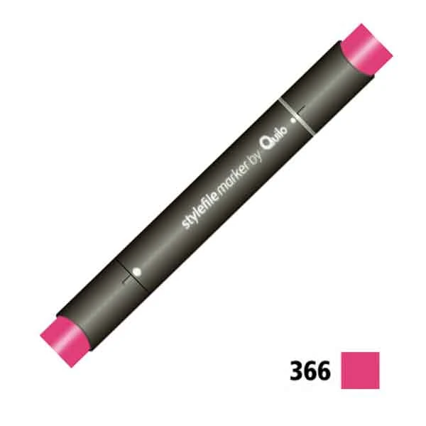 ماژیک راندو دوسر کوییلو کد 366 مدل Stylefile (رنگ rose red)