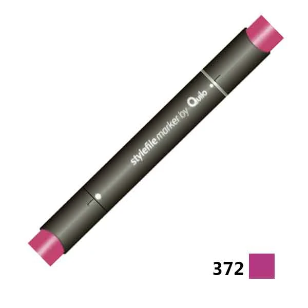 ماژیک راندو دوسر کوییلو کد 372 مدل Stylefile (رنگ wine red)