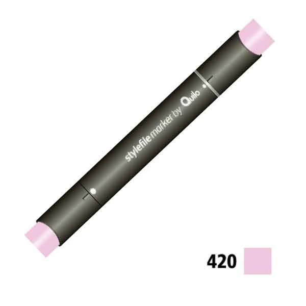 ماژیک راندو دوسر کوییلو کد 420 مدل Stylefile (رنگ pastel pink)