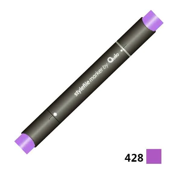 ماژیک راندو دوسر کوییلو کد 428 مدل Stylefile (رنگ lavender)