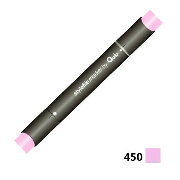 ماژیک راندو دوسر کوییلو کد 450 مدل Stylefile (رنگ pale purple)