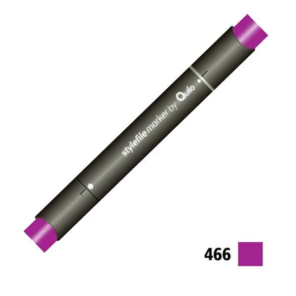 ماژیک راندو دوسر کوییلو کد 466 مدل Stylefile (رنگ deep violet)