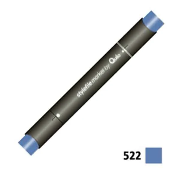 ماژیک راندو دوسر کوییلو کد 522 مدل Stylefile (رنگ prussian blue)