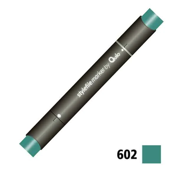 ماژیک راندو دوسر کوییلو کد 602 مدل Stylefile (رنگ dark green)