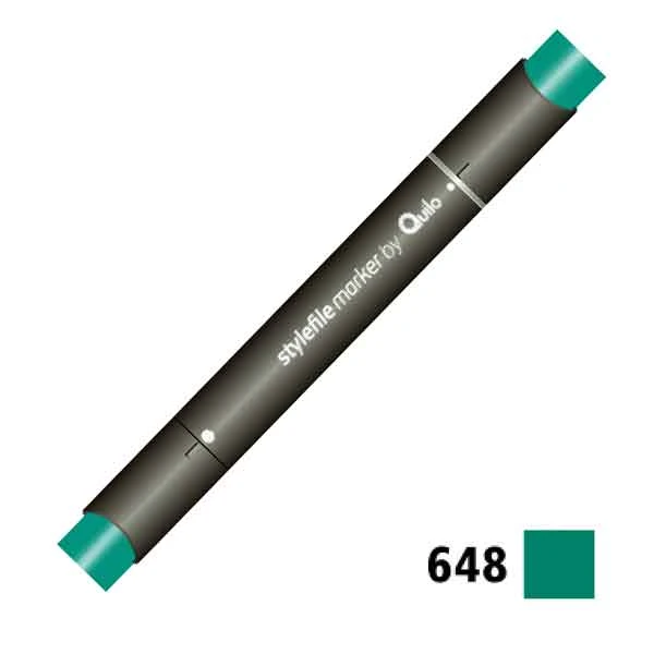ماژیک راندو دوسر کوییلو کد 648 مدل Stylefile (رنگ deep green)