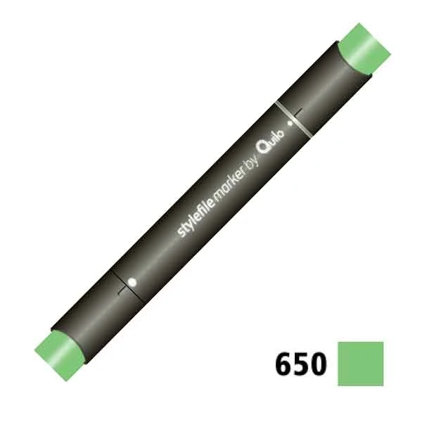 ماژیک راندو دوسر کوییلو کد 650 مدل Stylefile (رنگ veronese green)