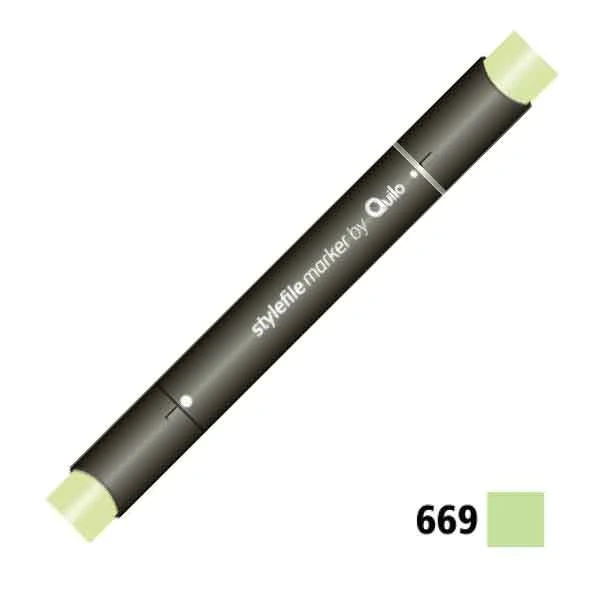 ماژیک راندو دوسر کوییلو کد 669 مدل Stylefile (رنگ birght spring green)