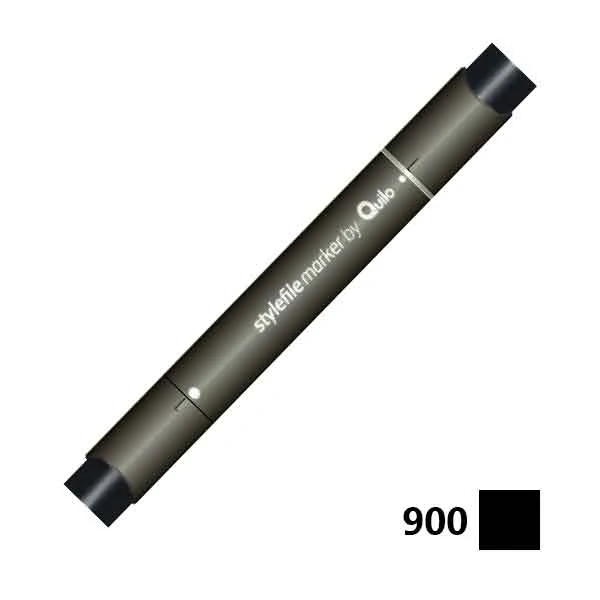 ماژیک راندو دوسر کوییلو کد 900 مدل Stylefile (رنگ black)