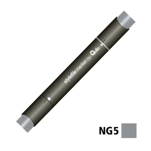 ماژیک راندو دوسر کوییلو کد NG5 مدل Stylefile (رنگ neutral grey 5)