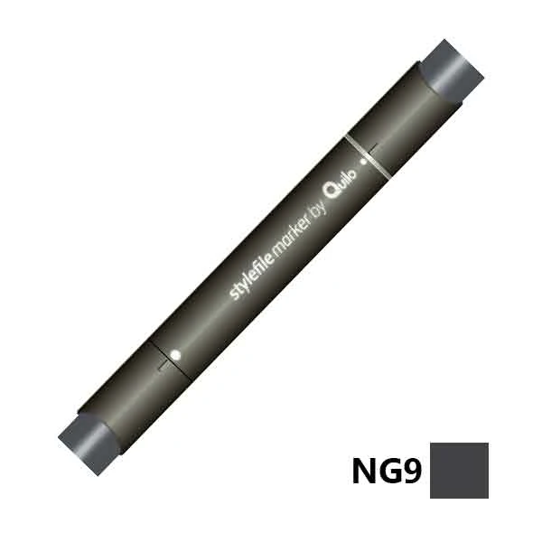 ماژیک راندو دوسر کوییلو کد NG9 مدل Stylefile (رنگ neutral grey 9)
