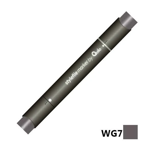ماژیک راندو دوسر کوییلو کد WG7 مدل Stylefile (رنگ warm grey 7)
