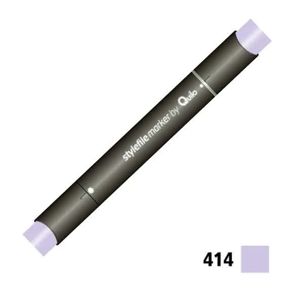 ماژیک راندو دوسر کوییلو کد414 مدل Stylefile (رنگ dark violet light)