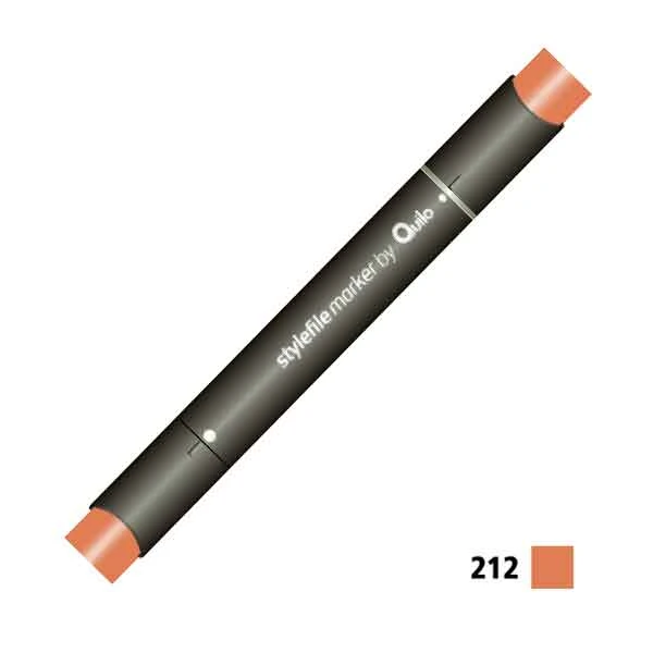 ماژیک راندو کوییلو کد 212 مدل Stylefile (رنگ terra cotta)