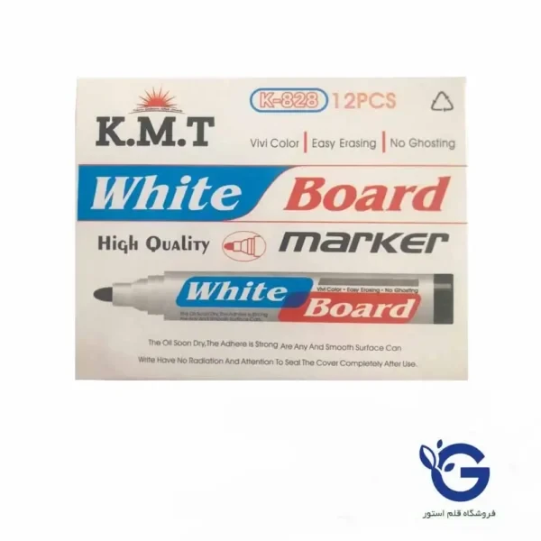 ماژیک وایت برد کی ام تی مدل K-828 بسته 12 عددی