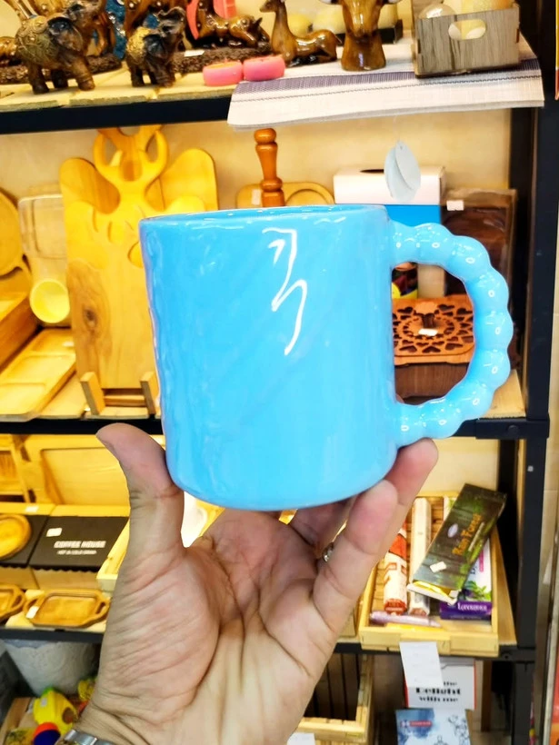 ماگ دسته مرواریدی
