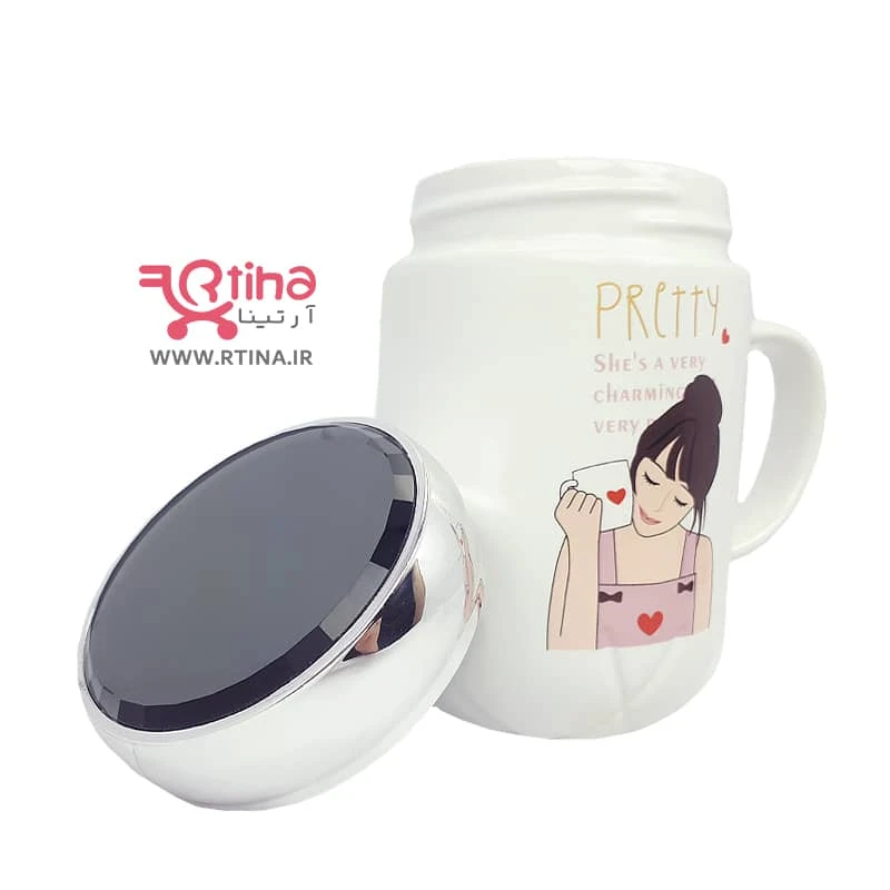 ماگ سرامیکی دخترانه جدید مدل pretty