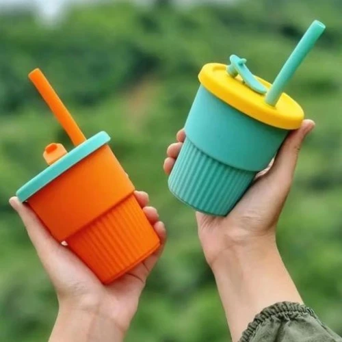 ماگ سیلیکونی فانتزی نی دار کد O3321