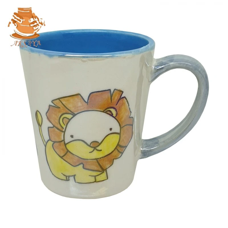 ماگ نقاشی طرح شیر