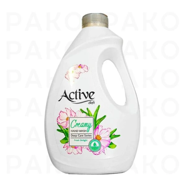 مایع دستشویی اکتیو Active مدل Fresh Delight آبرسان پوست وزن 2000 گرم