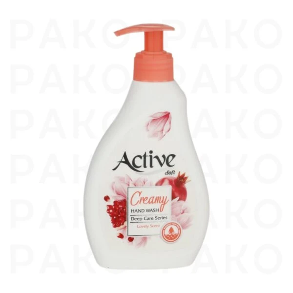 مایع دستشویی اکتیو کرمی مدل lovely scent active