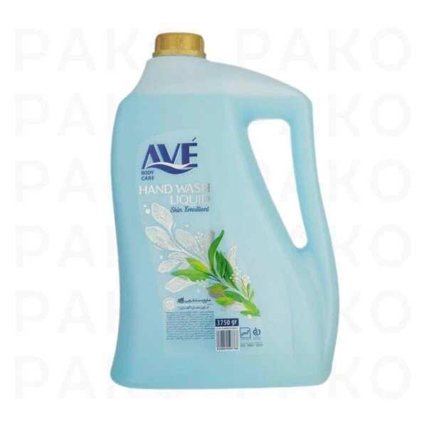 مایع دستشویی صدفی آبی اوه حاوی عصاره آلوئه ورا 3750 گرم ave