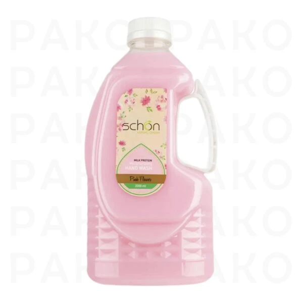 مایع دستشویی کرمی شون مدل Pink Flower حجم 2 لیتری schon