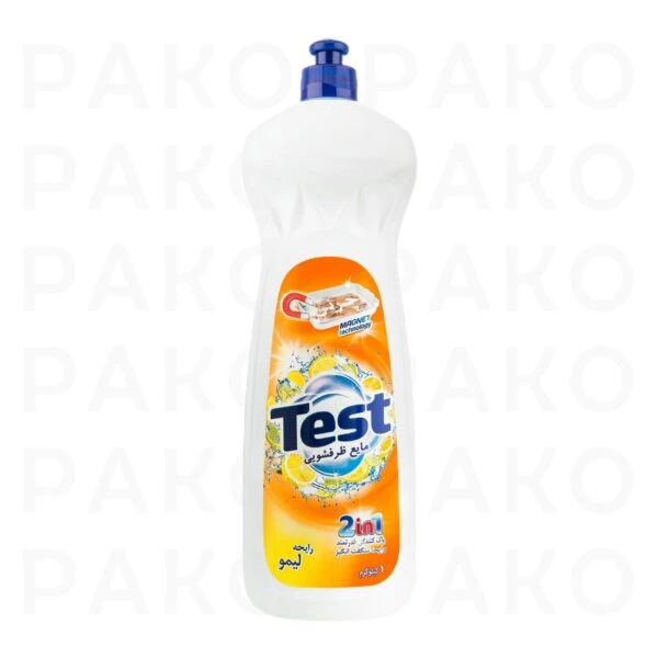 مایع ظرفشویی با رایحه لیمو تست test
