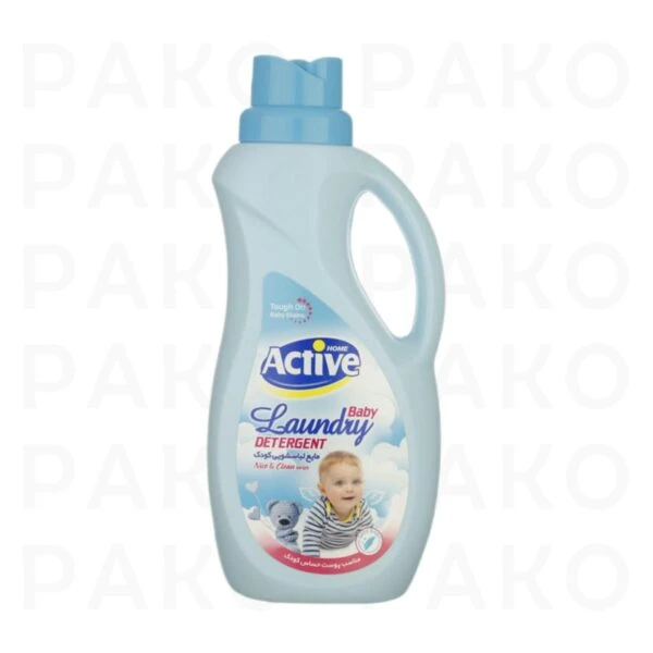 مایع لباسشویی کودک اکتیو مدل آبی مخصوص پوست حساس 1500 گرم active