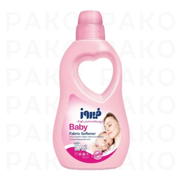 مایع نرم‌کننده صورتی لباس فیروز 950 گرمی firooz