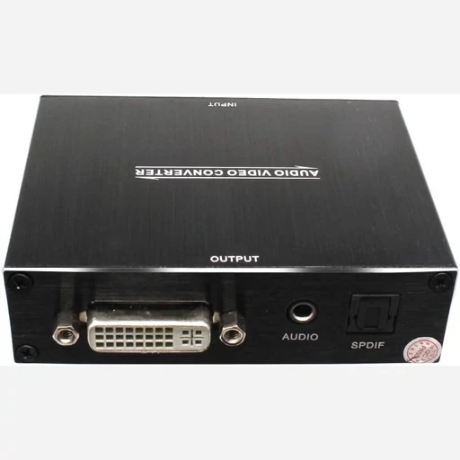 مبدل HDMi به DVI و جک 3.5 میلیمتری استریو اورجینال المان
