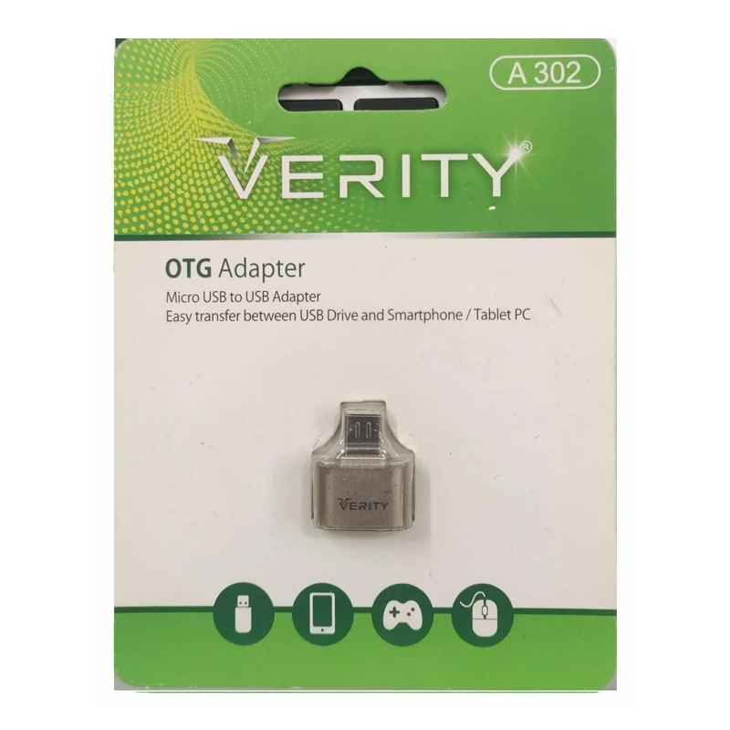 مبدل OTG به microUSB وریتی مدل A302