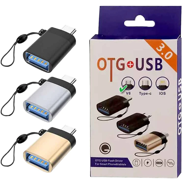 مبدل OTG مدل USB+V8 – اتصال فلش و موس به موبایل با پورت MicroUSB