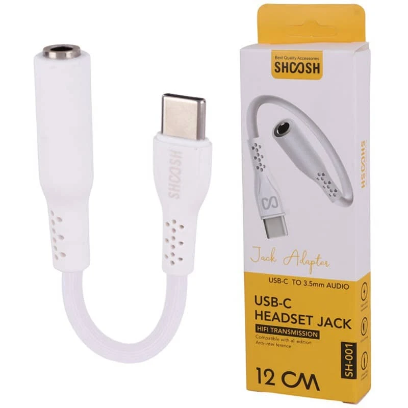 مبدل USB-C به جک 3.5 میلی‌متری صدا مدل SH001