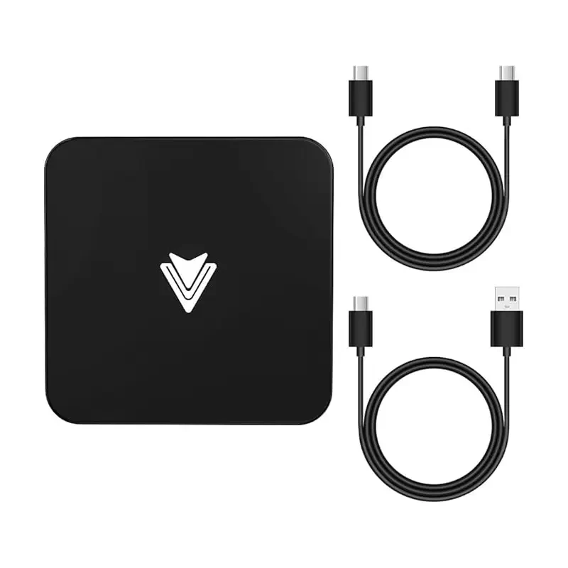 مبدل بی‌سیم Android Auto مدل Vinmooog با چیپ 5G، اتصال سریع بلوتوث و وای‌فای، سازگار با بیش از ۶۰۰ مدل خودرو، نصب آسان