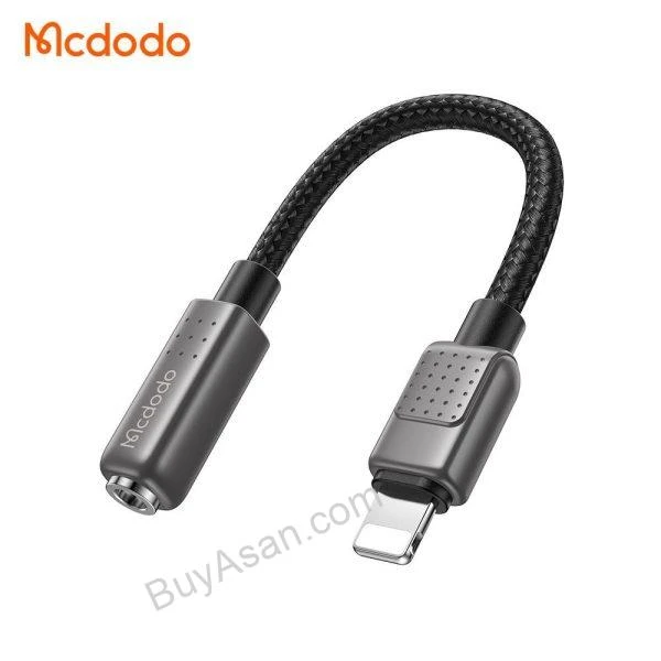 مبدل لایتنینگ به جک 3.5 میلی‌متری AUX مک‌دودو مدل CA-5010