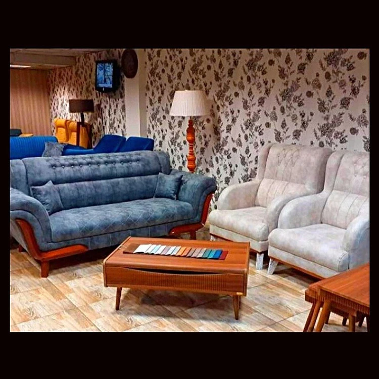 مبل راحتی مارشال 7 نفره چوب روس