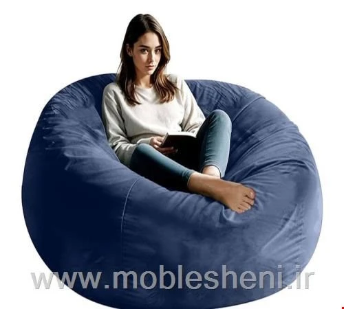 مبل شنی الیافی، تک‌نفره مخمل بزرگ 018